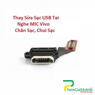 Thay Sửa Sạc USB Tai Nghe MIC Vivo Y81 Chân Sạc, Chui Sạc Lấy Liền